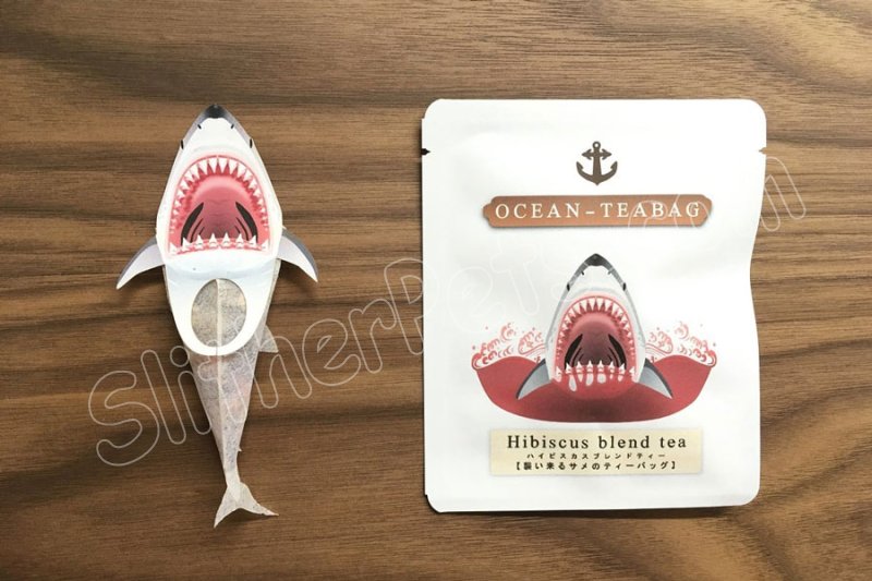 Attacking Shark Rosehip Hibiscus Tea Bags - Click Image to Close